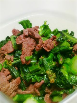 芥兰牛肉的做法