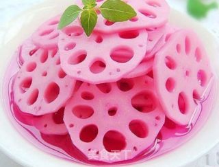 胭脂藕片的做法