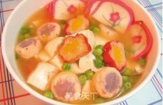 暖暖的日式豆腐汤的做法