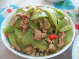 窝笋炒肉片的做法