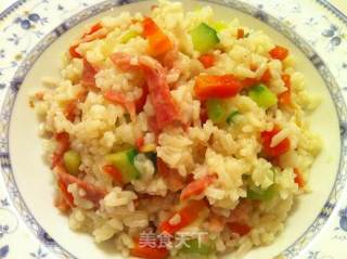 美味营养的什锦炒饭