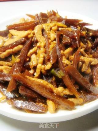 玫瑰头菜炒肉丝的做法