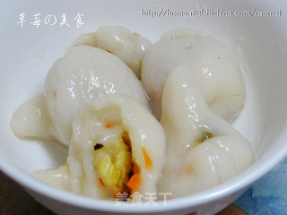 胡萝卜鸡蛋馅汤圆的做法
