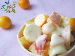 酸奶水果盅