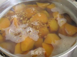 糖桂花山芋汤的做法