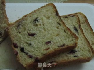 杏仁粉蜂蜜果干吐司的做法