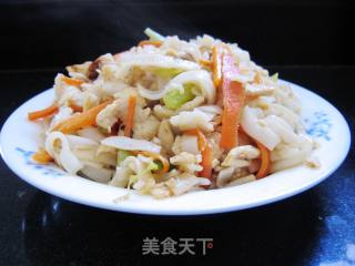鸡肉炒粉的做法