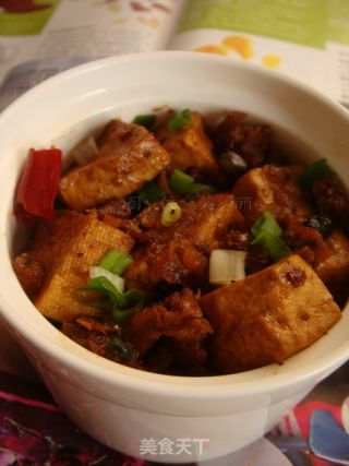豆豉鲮鱼烧豆腐的做法