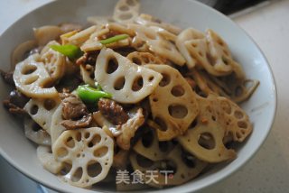 私房肉炒藕的做法