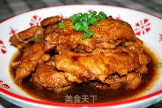 酱烧鸡排的做法
