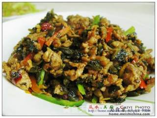雪菜肉丝的做法