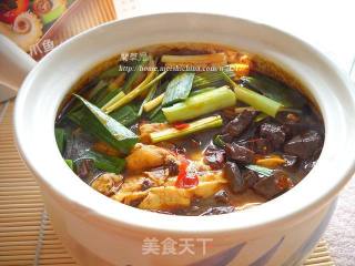 鸭血炖豆腐的做法