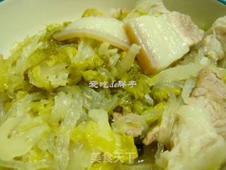 猪肉酸菜炖粉条的做法