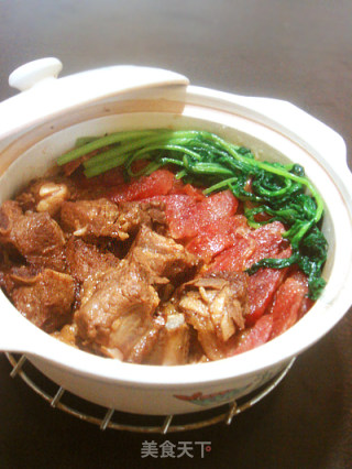 继续煲仔——豉汁排骨烧腊饭的做法