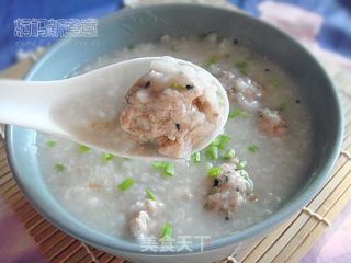 山药肉丸粥