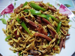 鸭丝炒干豆腐丝的做法