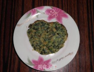 芹菜叶鸡蛋饼的做法