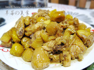 栗子烧鸡（附轻松去栗皮）的做法