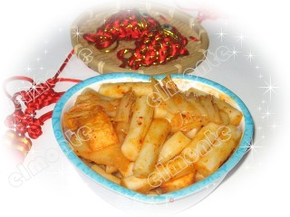 泡菜炒年糕的做法