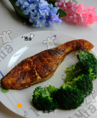 简易双吃三文鱼 之 咖喱三文鱼的做法