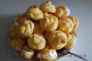 不用黄油的奶油小泡芙——简单又成功！的做法