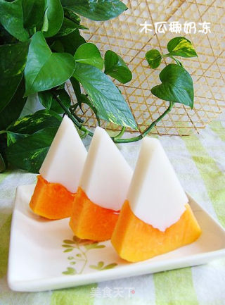 木瓜椰奶冻的做法