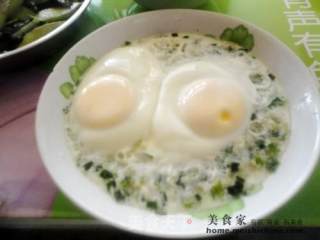 韭菜版——肉饼蒸蛋的做法