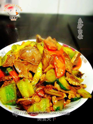 小炒口条的做法