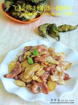 节令佳肴----秋菱牛肉的做法