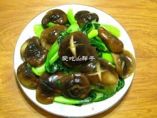 香菇扒油菜的做法
