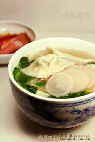 萝卜香菜汤饺的做法