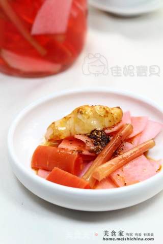 红油泡菜的做法