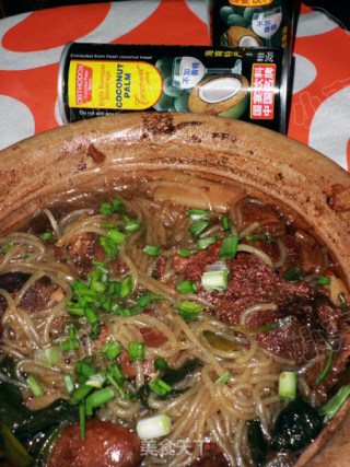 年菜十八喜气洋洋-----蒜香羊肉粉丝煲的做法