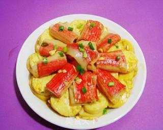 鲍汁烧玉子豆腐的做法