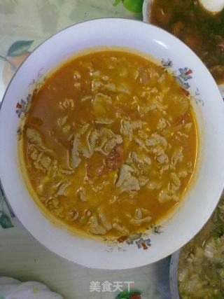 苗家酸汤肉片的做法