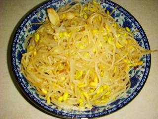 清炒黄豆芽的做法