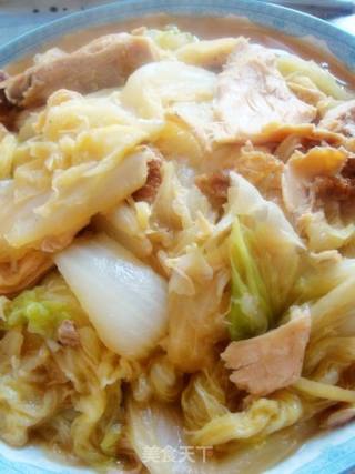鸡肉手撕白菜的做法