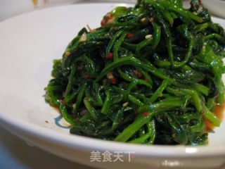 减肥食谱：凉拌菠菜的做法的做法