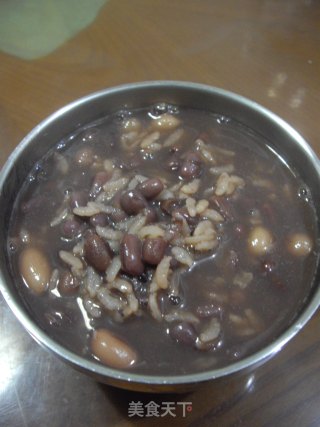 花生红豆粥