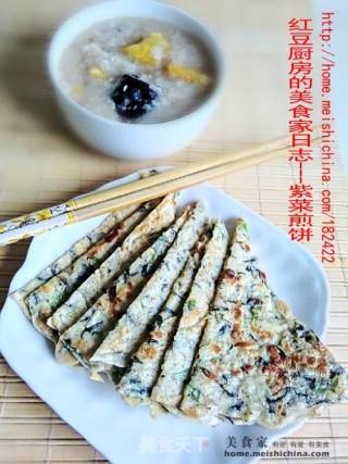 紫菜煎饼的做法