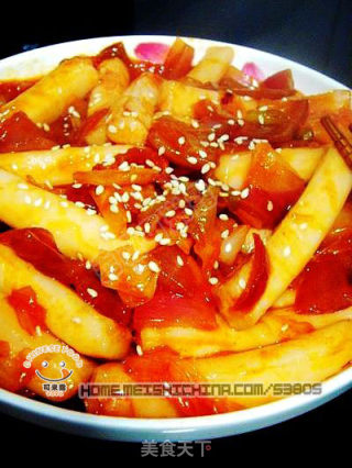 快乐主食篇10分钟搞定--泡菜炒年糕