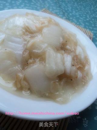 【虾米大白菜梗】的做法