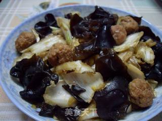肉丸黑白菜——不失能量的减肥排毒菜