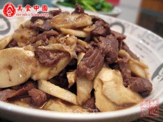 苦笋炒牛肉的做法