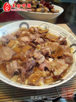 黄瓜干蒸排骨的做法