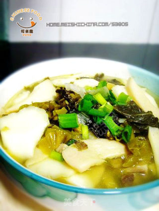 快乐主食篇10分钟搞定--酸菜年糕汤