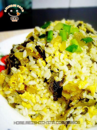 快乐主食篇10分钟搞定--酸菜蛋炒饭