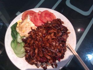 黑胡椒牛肉炒面的做法