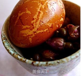 酒香玫瑰酱油蛋的做法