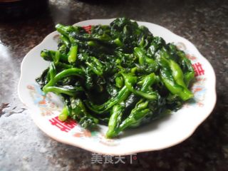 素炒青菜芯的做法